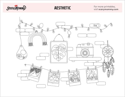 travel through art with these 11 amazingly aesthetic coloring pages