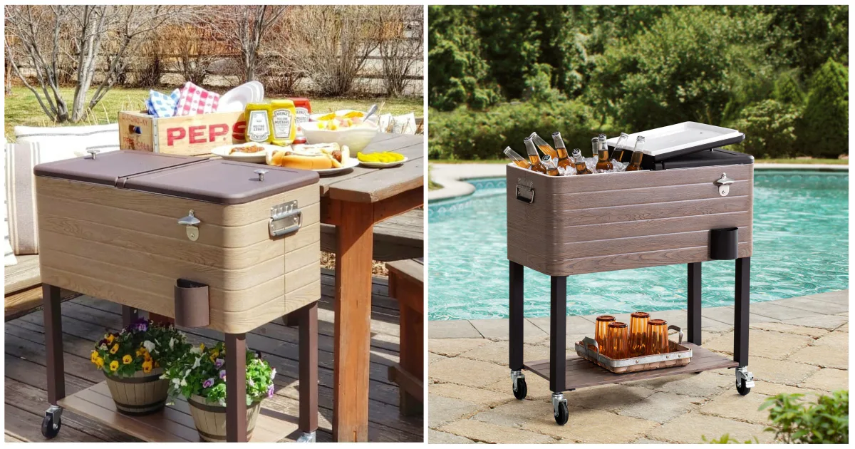 The Best Patio Coolers & Carts To Keep Your Rosé Extra Chilled This Summer