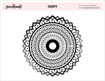 11 trippy coloring pages bursting with kaleidoscopic details