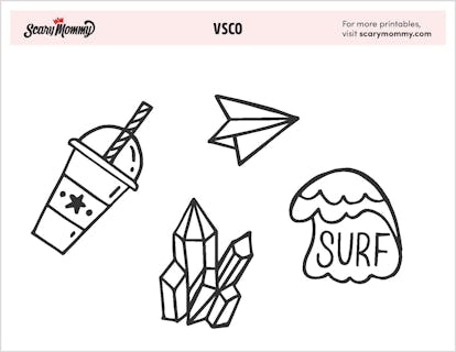 and i oop 11 vsco coloring pages for the vsco girl in your life