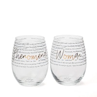 Phenomenal Woman Glasses - Set of 2