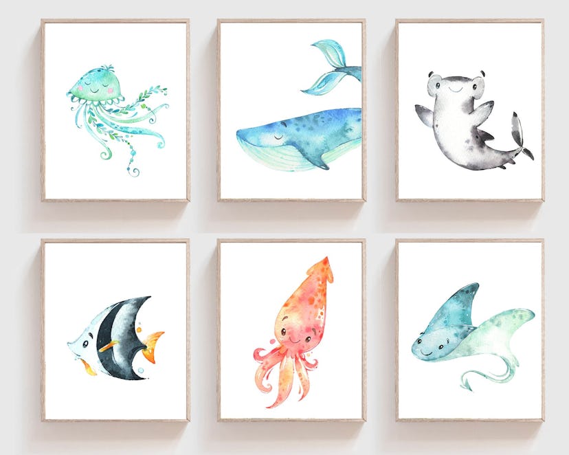 HopAndPop Under The Sea Nursery Wall Art