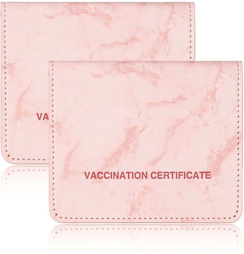 Zekkahome 2 Pack Vaccination Card Protector
