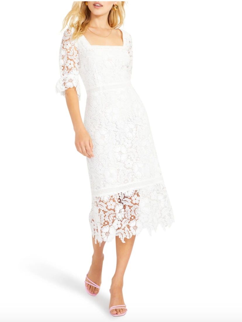 BB Dakota Did It My Way Lace Midi Dress