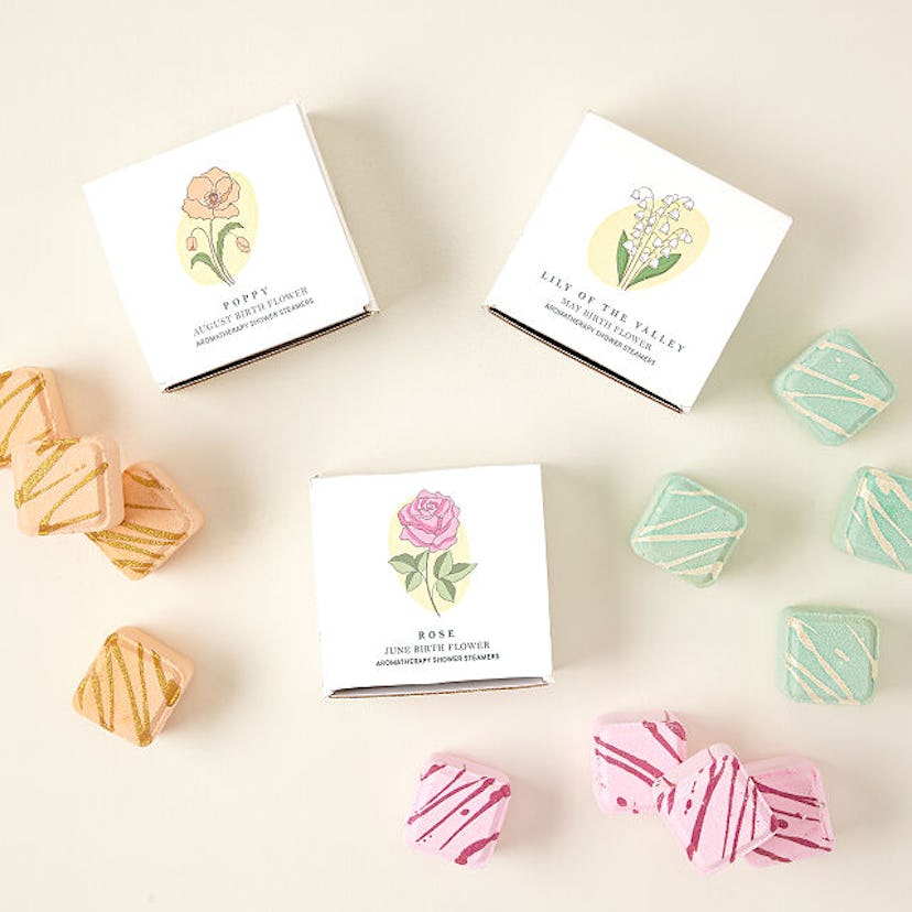 Birth Month Flower Shower Steamers