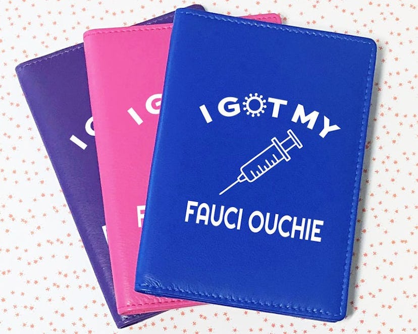 AprilandKiwi Fauci Ouchie Vaccine Card Holder