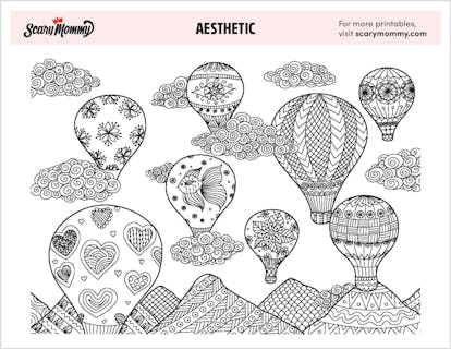 travel through art with these 11 amazingly aesthetic coloring pages