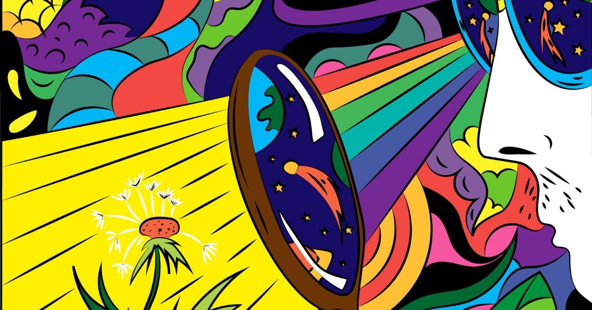 11 trippy coloring pages bursting with kaleidoscopic details