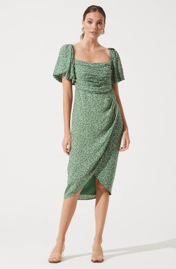 ASTR The Label Bubble Sleeve Dress