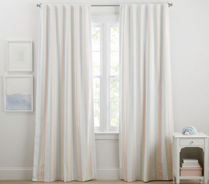 Pottery Barn Kids Chloe Rainbow Blackout Curtains