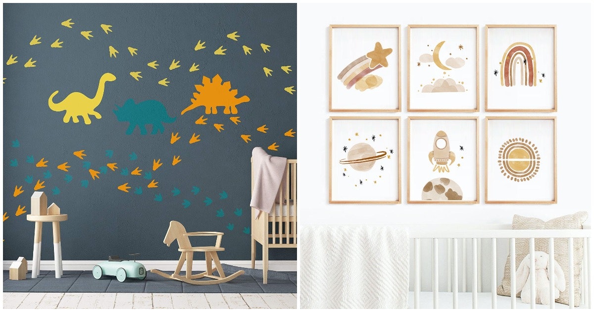 27 Easy Wall Art Ideas For An Instagram Worthy Nursery - Baby Wall Art For Nursery