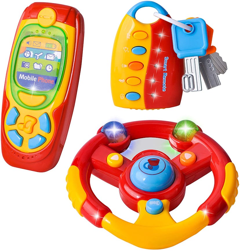 JOYIN 3 Piece Steering Wheel Set