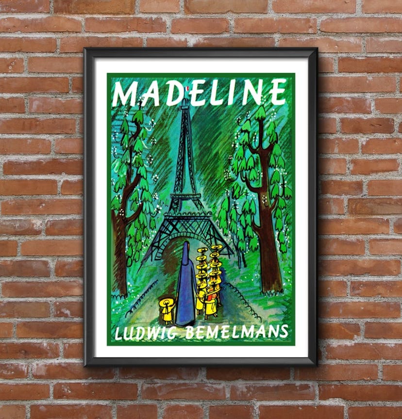 BooksnBobs Framed Madeline Book Print