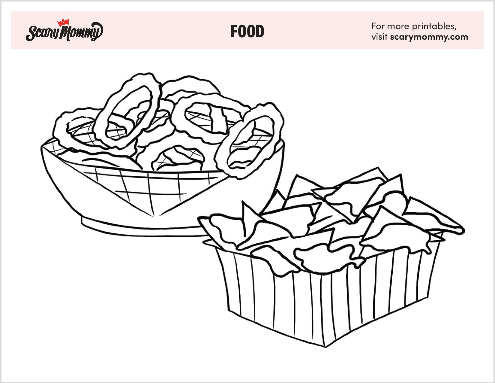 Hungry For Fun Try These 12 Scrumptious Food Coloring Pages