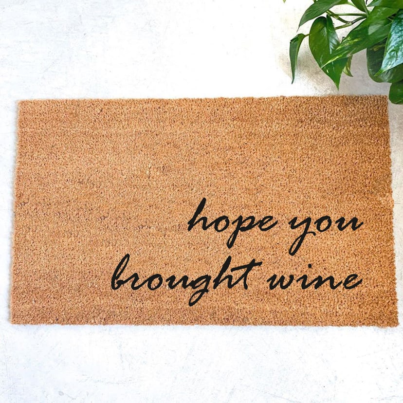 Hope You Brought Wine Doormat