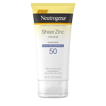Neutrogena Sheer Zinc SPF50 Sunscreen