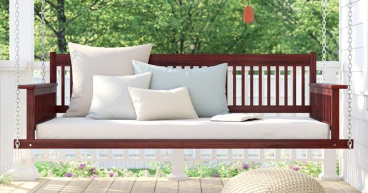 Outdoor Swing Beds That Make Your, Outdoor Porch Swing Bed Cushions
