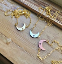 Crescent Moon Necklaces From JacAndElsie