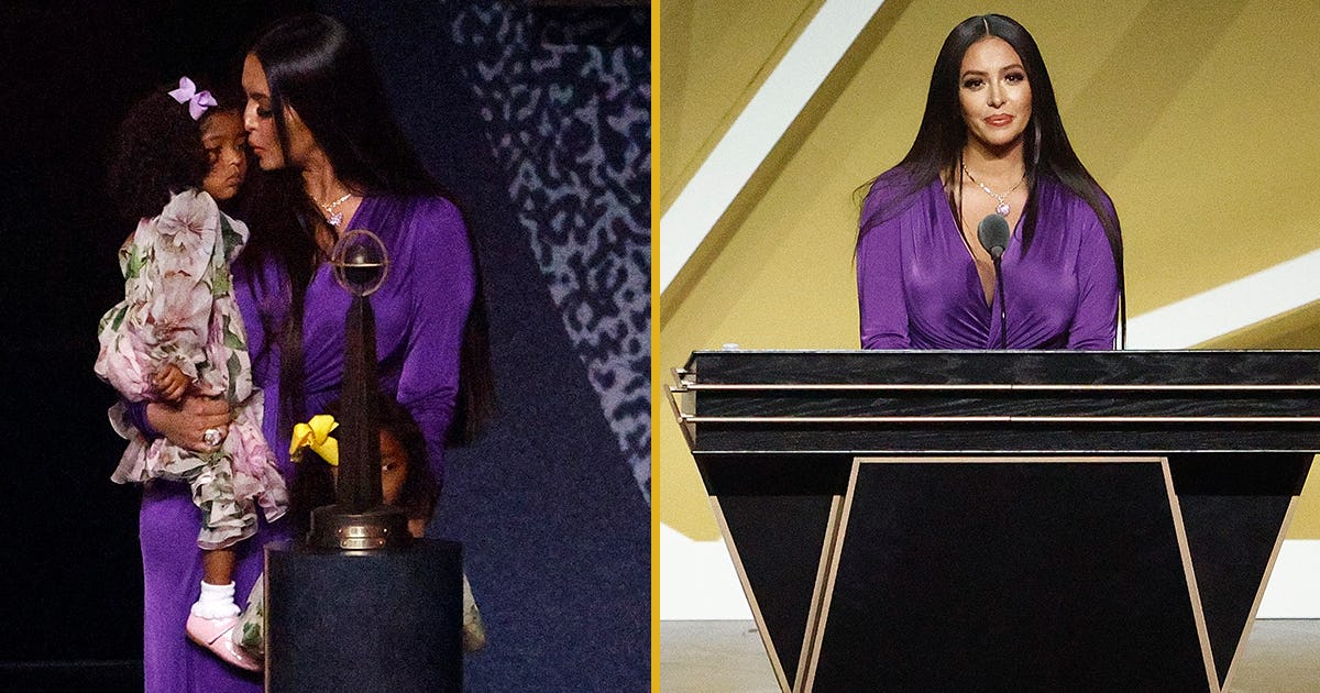 Vanessa Bryant Delivers Powerful Hall Of Fame Speech On Behalf Of Kobe