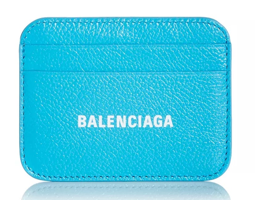 Balenciaga Cash Leather Card Case