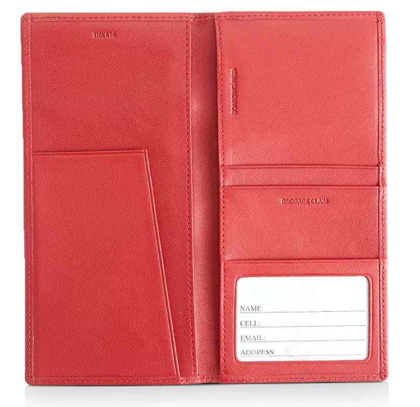 ROYCE New York Leather RFID-Blocking Travel Document Organizer