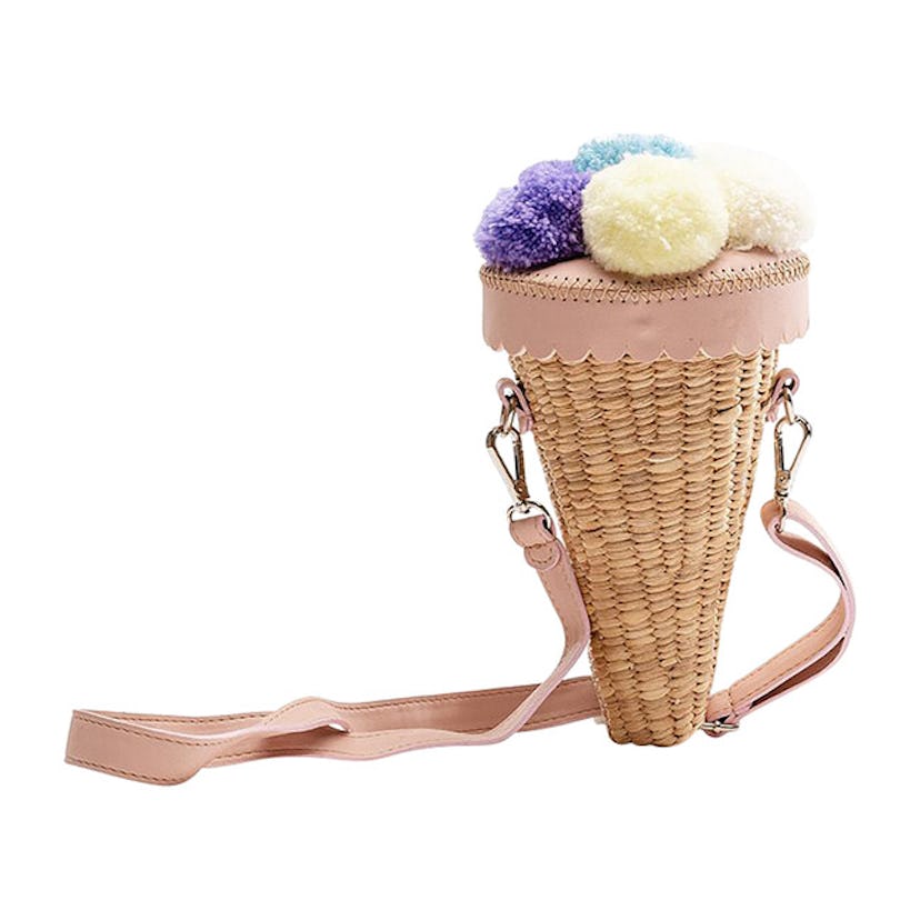 Sea & Grass Ice Cream Handwoven Bag