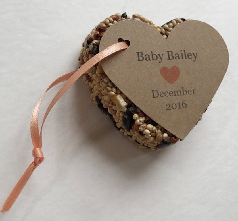 Vintage Blooming Baby Shower Bird Seed Favors 20 Pack