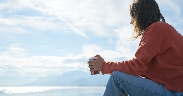 forgiveness quotes, woman looking out at the water