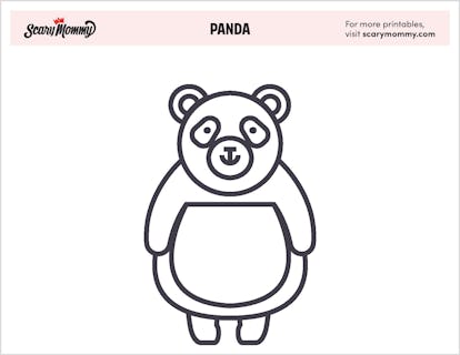 what s black white and fun all over these 11 panda coloring pages