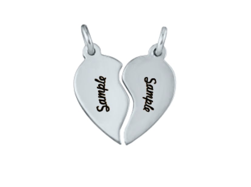 Zales Best Friends or Sisters Broken Heart Pendants