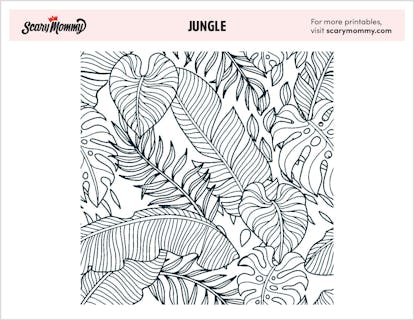 11 untamed jungle coloring pages for your little wildlings