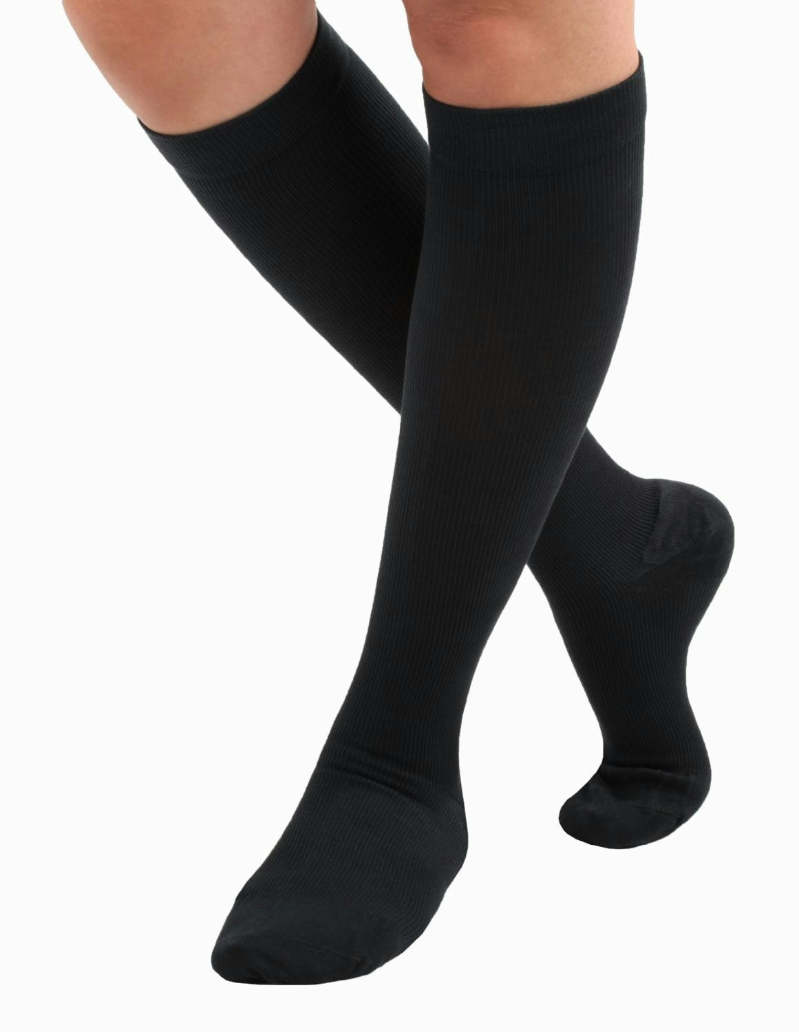 Go2 Elite Compression Socks Stockings 15-20 mmhg Graduated Sock Stocking 