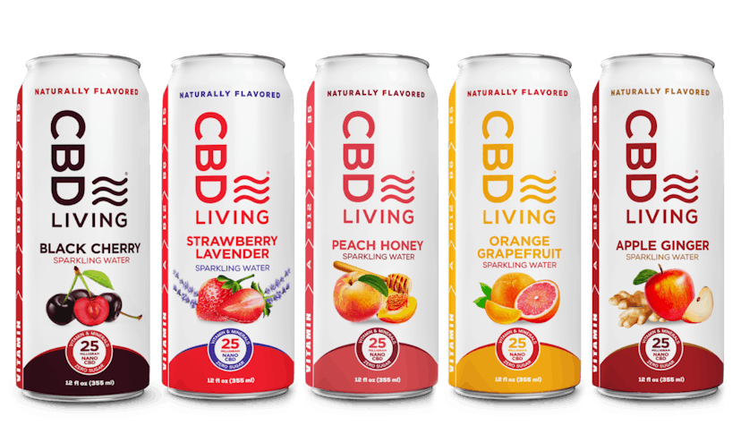 CBD Living Sparkling Water (12-pack)