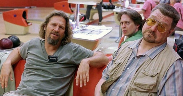 The Big Lebowski quotes, The Dude Walter and Donny Bowling