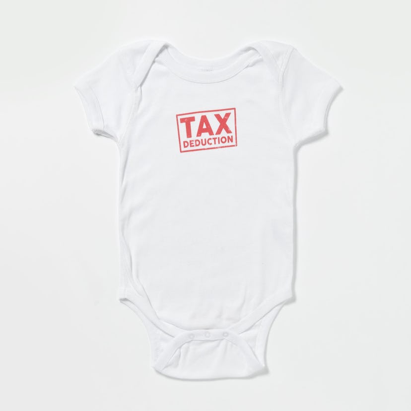 The Dad Shop Tax Deduction Onesie