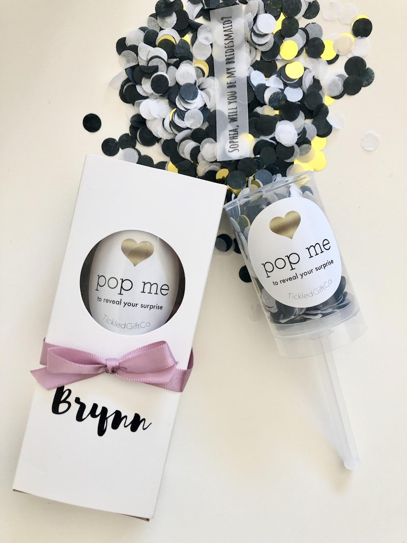 TickledGiftCo Will You Be My Bridesmaid Confetti Popper