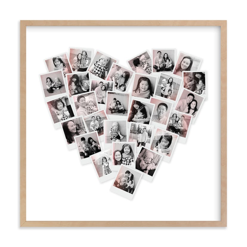 minted. Heart Collage Photo Art