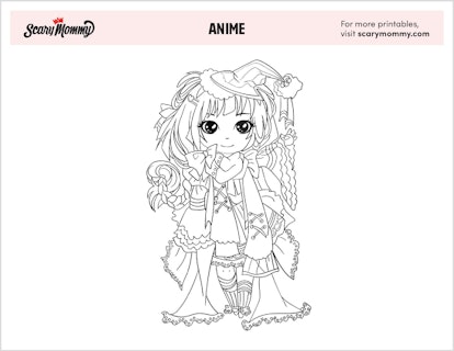58 Anime Coloring Pages To Print  Best HD