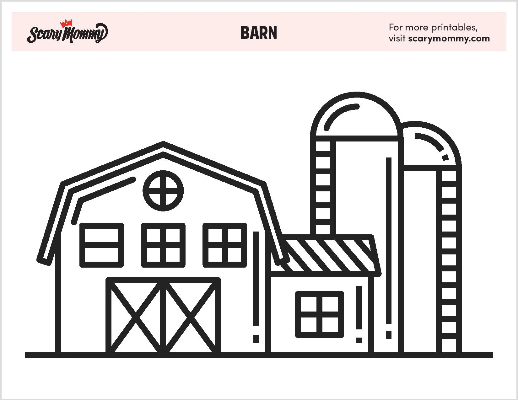 11 Barn Coloring Pages That’ll Have You Ready To Hit The Homestead