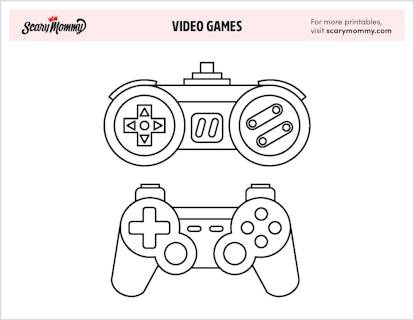 console your bored gamer with these 10 video game coloring pages