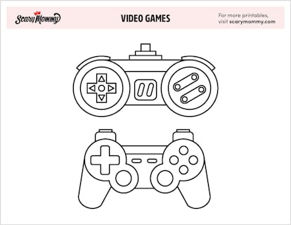 console your bored gamer with these 10 video game coloring pages