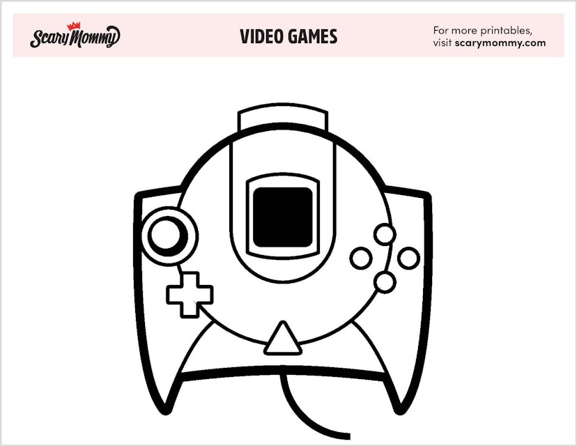 Console Your Bored Gamer With These 10 Video Game Coloring Pages
