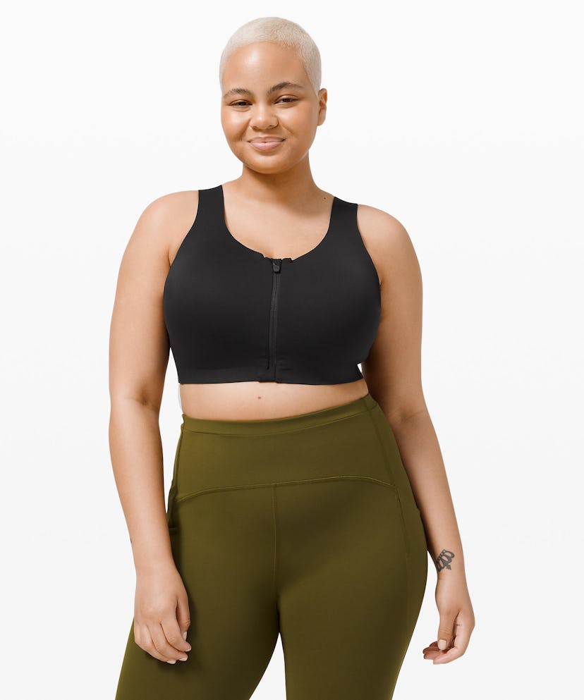 Lululemon Enlite Bra Zip Front High Support, A–E Cups