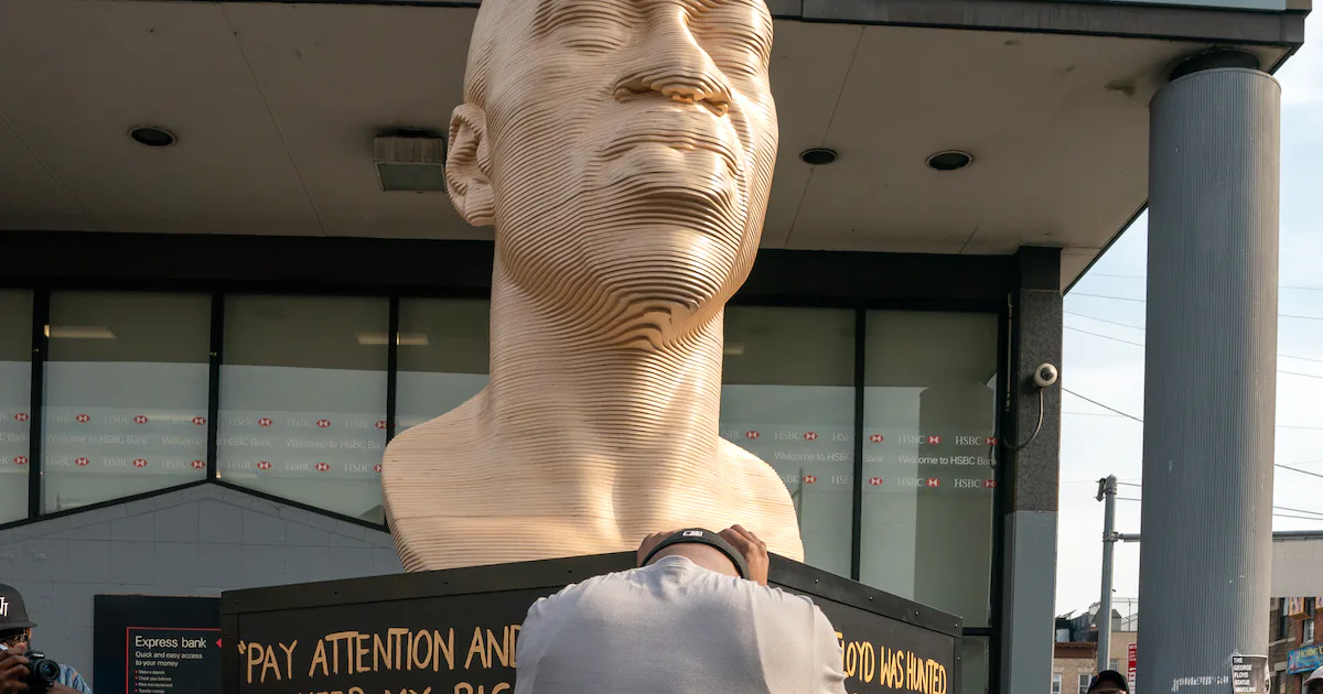 George Floyd Statues Unveiled In NY & NJ To Mark Juneteenth