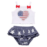 Baby Starters® 2 Piece Patriotic Heart ...