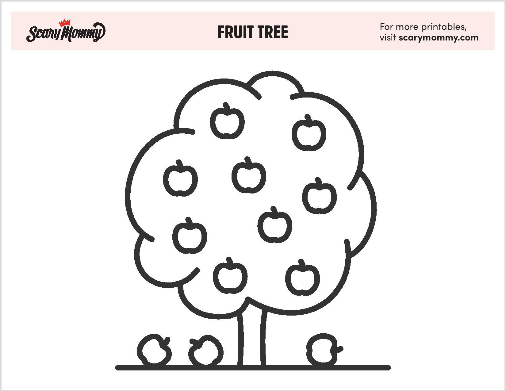 10 Cute Tree Coloring Pages to Download Now