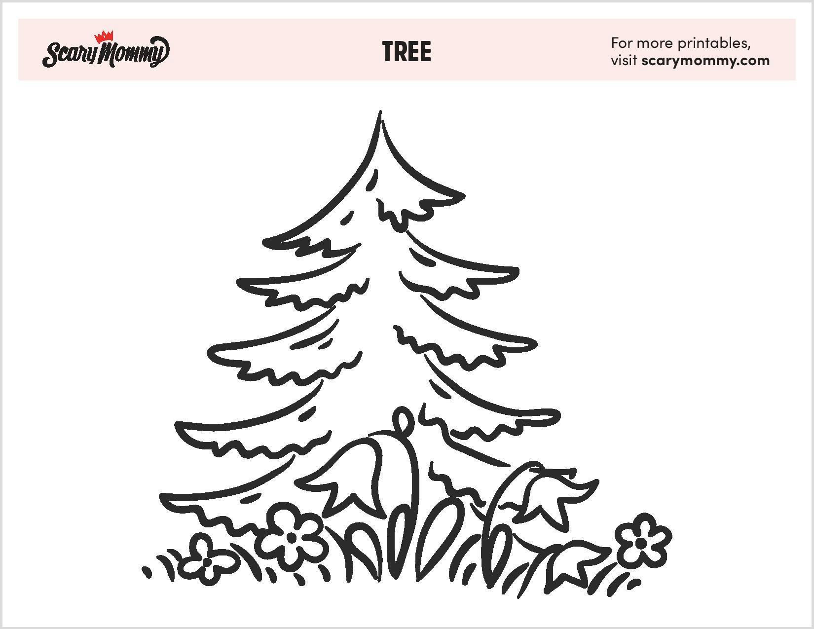 10 Cute Tree Coloring Pages to Download Now