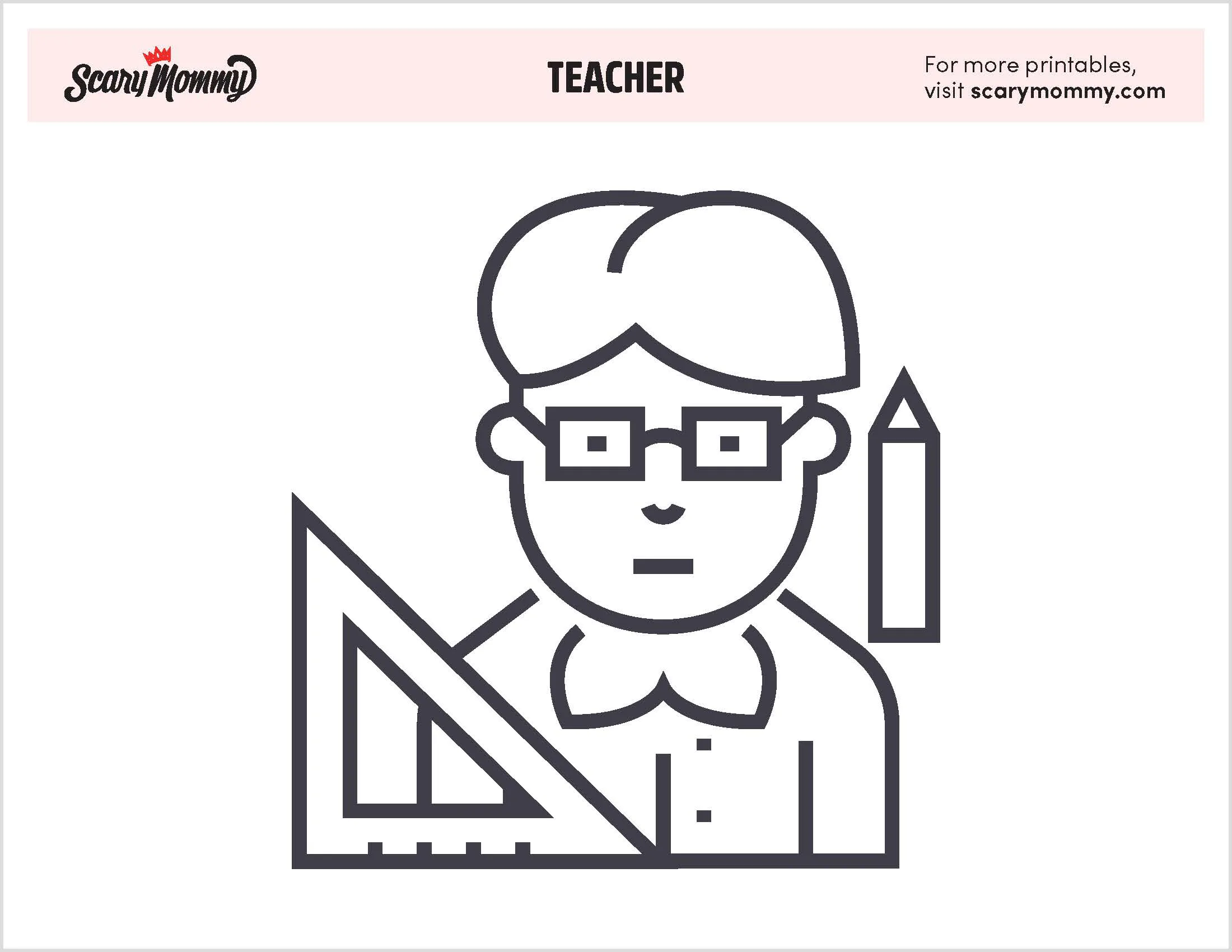 These 10 School And Teacher Coloring Pages Really Make The Grade