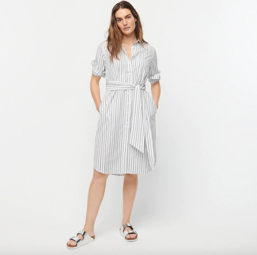 Classic-Fit Crisp Cotton Poplin Shirtdress