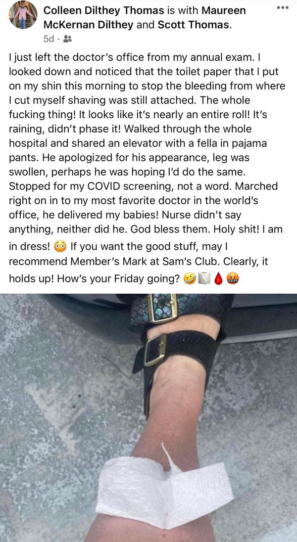 That Time I Went To The OB-GYN With Toilet Paper Hanging Off Of Me